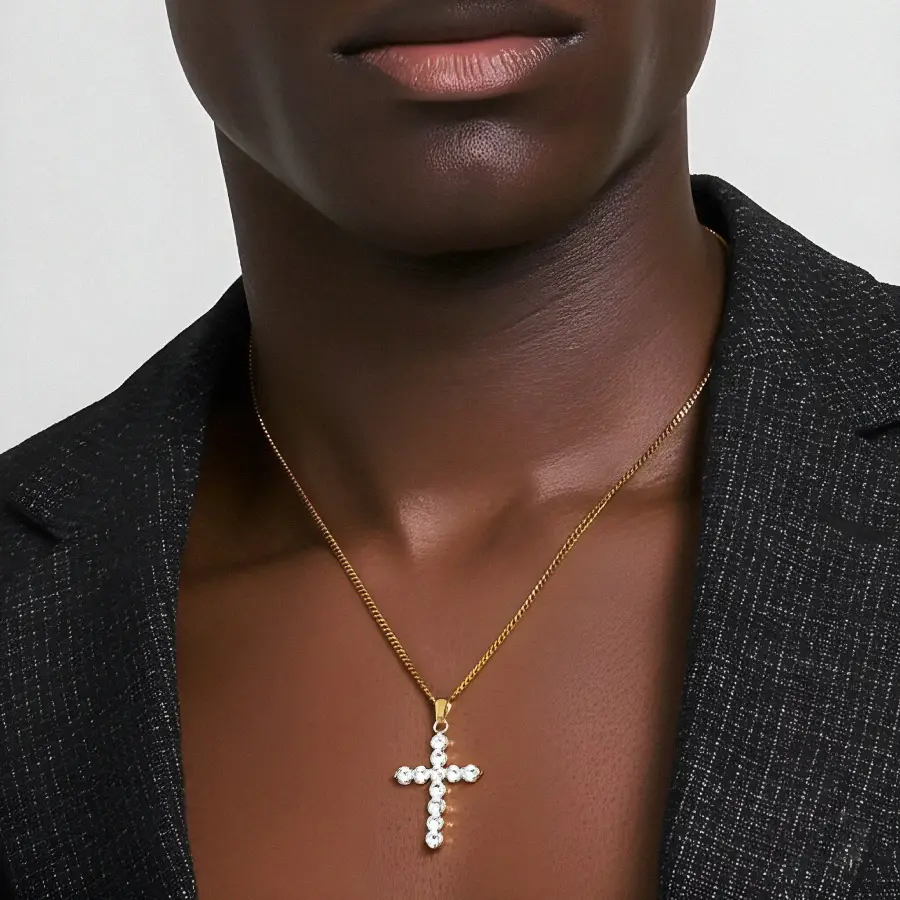 large-diamond-cross-pendant-in-yellow-gold